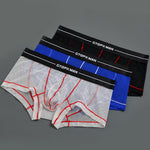 2 Pack Men’s Sexy Low-rise Transparent Mesh Trunks