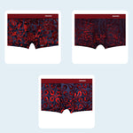 3 Pack Men's Powerful Antibacterial Mesh Cooling & Festive Colors Trunks