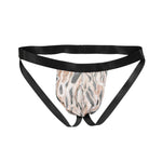 3 Pack Men's Leopard Print Ice Silk Mesh Jockstraps with 3D Pouch Breathable Support