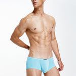 2 Pack Men's Stretch Fit Lightweight & Airy Solid Color Premium Comfy Trunks