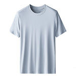 Men's Double-Faced Modal Crewneck Base Layer Casual Ultra-Soft Tagless T-Shirt