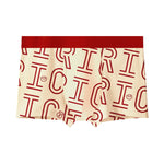 4 Pack Men's Soft Jacquard Cotton Lucky Red Breathable Trunks