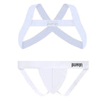 Men's Sporty Cut Anti-Chafing Stretch Fit Shoulder Strap & Underwear
