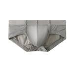 3 Pack Men's Skin-Friendly Solid Color Supportive Pouch Stretch Fit Cooling Briefs