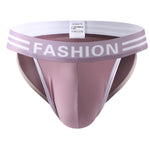 3 Pack Men's High-Cut Sexy Comfortable U-Convex Breathable Briefs