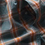 2 Pack Men's Cotton Plaid Boxers with Side Opening and Relaxed Elastic Waistband