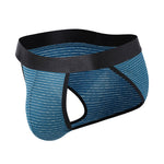 3 Pack Men's Low Rise High Cut Ice Silk Cooling Breathable Lightweight Quick Dry Briefs
