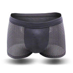 4 Pack Men’s Breathable Mesh Trunks with Antibacterial Fabric