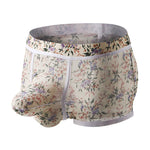 2-pack Men's Mesh Elephant Nose Transparent Boxer Briefs
