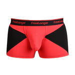 FreeLonger Men’s U convex Separate Support Pouch Trunks