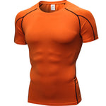 Men's Full Coverage Mesh Panel Quick-Dry Fabric Odor-Control Tops & Tights