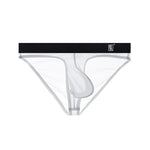 Men's Ultra-Soft Seamless Nylon Briefs Breathable Cooling Fit