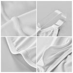 Sexy Spliced Transparent Belt Bikini For Men