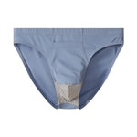 3 Pack Men's Sexy Mesh Breathable Gun Egg Separation Cotton Briefs