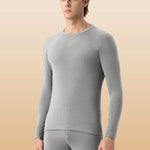 Men's Ultra-Soft Modal Second-Skin Warm-Touch Solid Color Cozy Thermal Sets