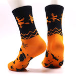 4 Pack Halloween Gift Socks Fun and Casual Cotton Crew Socks