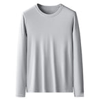 Men's Double-sided Modal Long-sleeved Solid Color T-shirt
