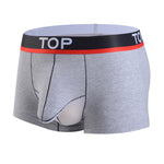 4 Pack Men's Cotton Gun Egg Separation Elephant Nose Trunks