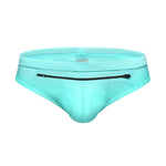Men's Zippered Pocket Swim Brief And Trunk