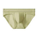 2 Pack Men's Waffle-Knit Cotton Separable Scrotum Support Briefs