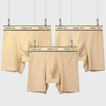 3 Pack Men's Premium Breathable Cotton Striped Design Seamless Comfort Boxers Briefs