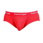 FreeLonger Men's Comfy Separate Support Pouch Briefs