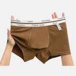 5 Pack Men's Ultra-Soft Antibacterial Cotton Trendy Design Stretchy Trunks
