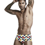 Men's Trendy Lightweight Seamless Comfort Odor-Control Swim Trunks