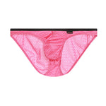 Men's Low-rise Mesh U-shaped Convex Pocket Sports Briefs