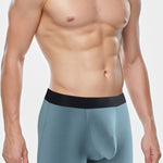 Men's Separate Big Pouch Long Boxer Briefs