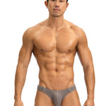 2 Pack Men's Solid Color Low Rise Sweat-Absorbent Large U-Shaped Small Pocket Briefs