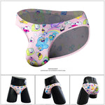 2-pack Men's Breathable Sports Cartoon Print Bikini