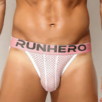 3 Pack Men's High-Cut Mesh Bikini with Contoured Pouch and Tagless Comfort