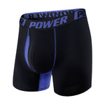 4 Pack Men's Mid-Rise Color Block Mesh Breathable Boxer Briefs