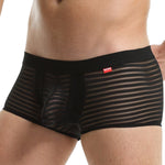 Men's Striped Breathable Support Underwear with Separate Pouch