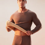 Men's Loungewear-Style Warm-Touch Tag-Free Smooth Soft-Touch Thermal Sets