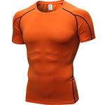 Men’s Simple Tight Short Sleeve