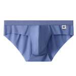 3 Pack Men's Ultra-Thin Breathable Ribbed Ice Silk Briefs