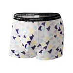 4 Pack Men's Mid-Rise Lightweight Printed Seamless Comfort Trunks