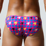 2 Pack Men's Printed Snug-Fit & Personalized Style Briefs