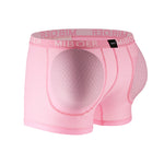 2 Pack Men's Lifting Breathable with Removable Foam Butt Pads Shapewear