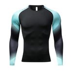 Mens Super Elastic Sport Gym Quick-drying Tops