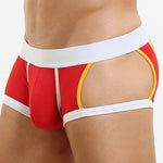 2 Pack Men's Soft Cotton Three-Hole Trunks