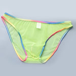 3-pack Men's Ultra-sheer Rainbow-edge Mesh Briefs