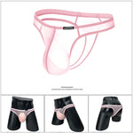 2 Pack Men's Sexy Semi-Transparent Thong