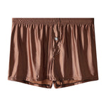 4 Pack Men's Premium Satin Loose-Fit & Breathable Cooling Home Shorts