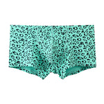 3 Pack Men's Leopard Cotton Breathable & Low-Rise Trunks