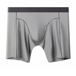 2 Pack Men's Sports Anti-Chafing Ice Silk Quick-Dry Boxers Briefs & Midway Briefs