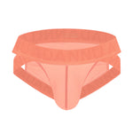 2 Pack Men's Sexy Odor-Control Stretch Fit Semi-Transparent Sporty Cut Bikini