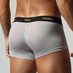 2 Pack Men's Soft Touch Mid-Rise Cooling Minimalist Design Trunks